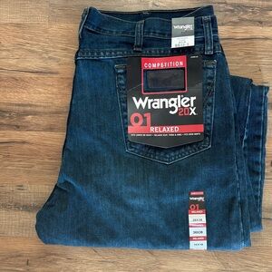 Wrangler Men's Relaxed Fit Jeans - Dark Blue